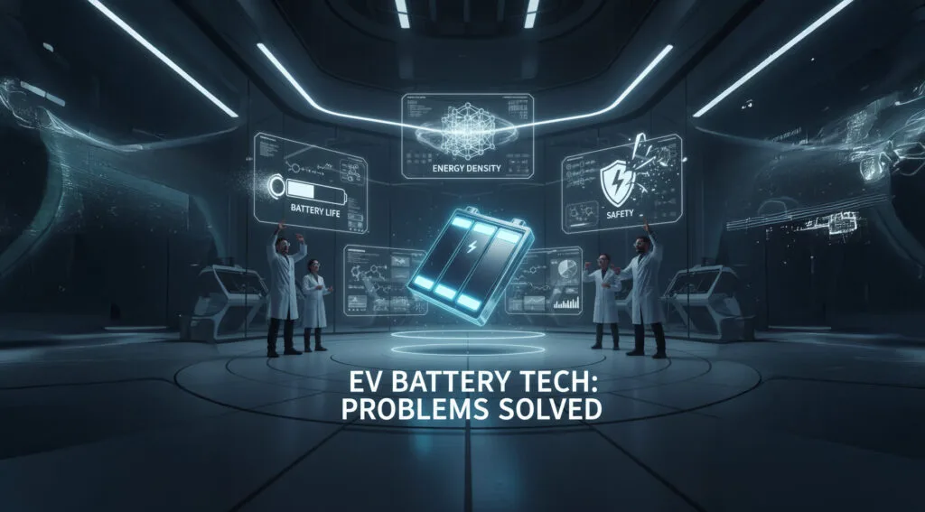 The only historical issues with Electric Vehicles—battery life, energy density, and safety—are rapidly being solved