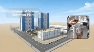 labour camp sewage treatment UAE