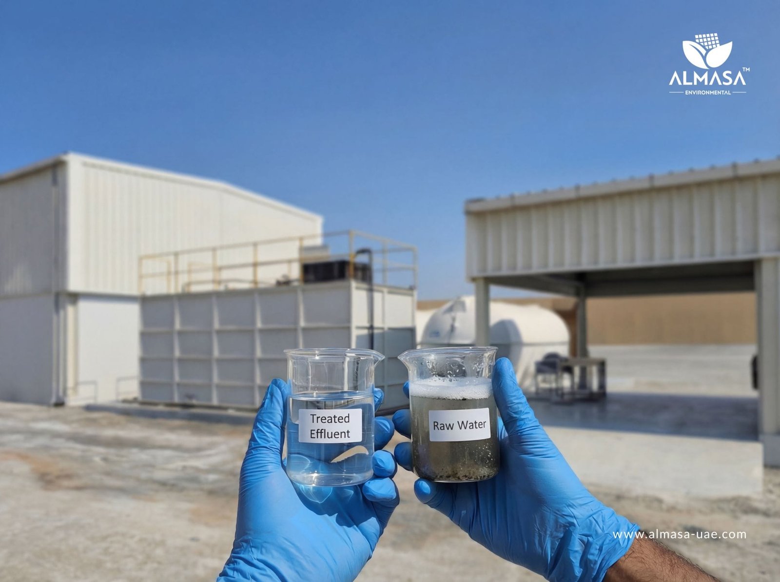 Treated industrial wastewater reused within a UAE manufacturing facility