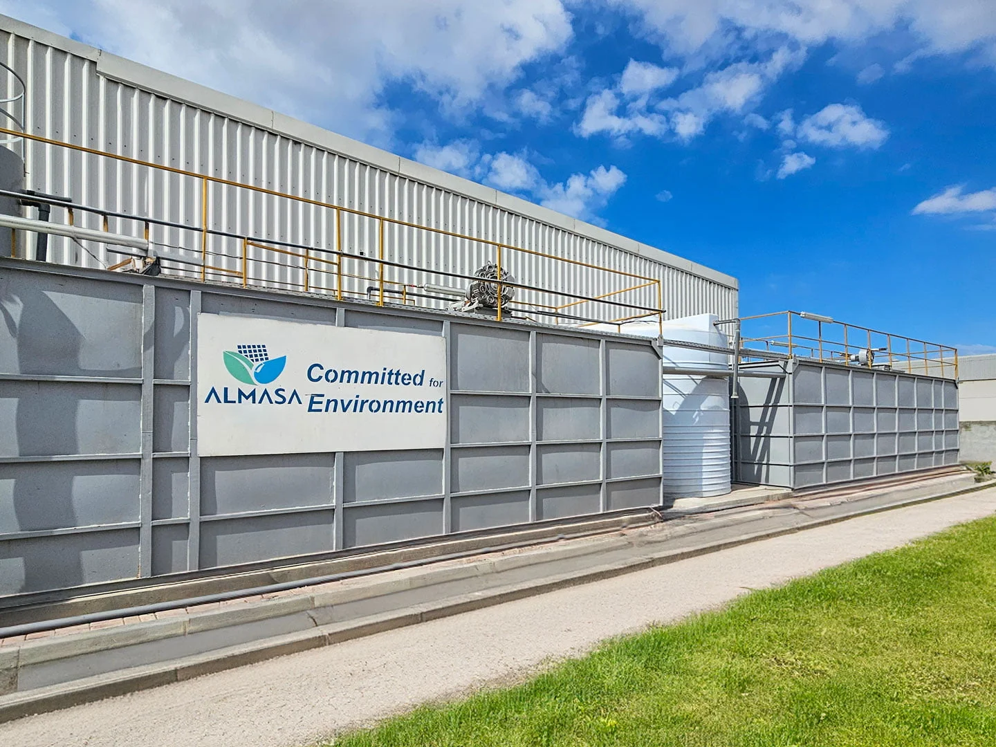 Industrial wastewater treatment UAE plant engineered for a factory