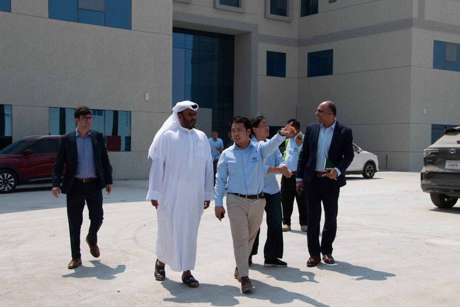 Department of Energy Abu Dhabi site tour at the Almasa facility